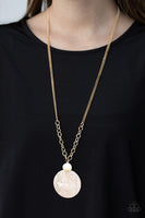 Paparazzi A Top-SHELLer - Gold Necklace