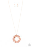 Paparazzi Bad Heir Day - Copper Necklace