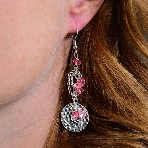 Paparazzi Seaside Catch - Pink Earrings