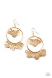 Paparazzi All-CHIME High - Gold Earrings