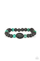 Paparazzi A Hundred and ZEN Percent - Green Urban Bracelet