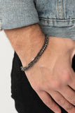 Paparazzi Very Valiant - Black Men’s Bracelet