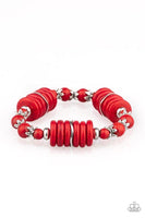 Paparazzi Sagebrush Serenade - Red Bracelet