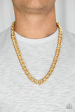 Paparazzi Omega - Gold Urban Necklace