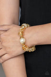 Paparazzi Uptown Tease - Gold Bracelet