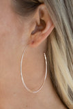 Paparazzi Don’t Lose Your Edge - Rose Gold Hoop Earrings