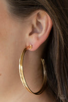 Paparazzi Wheelhouse - Gold Hoop Earrings