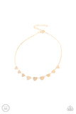 Paparazzi Dainty Desire - Gold Choker Necklace