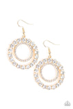 Paparazzi Spotlight Shout Out - Gold Earrings