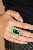 Paparazzi A Grand STATEMENT-MAKER - Green Ring