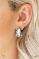 Paparazzi Bells Ringing - Silver Clip-On Earrings