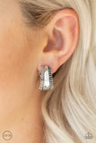 Paparazzi Bells Ringing - Silver Clip-On Earrings