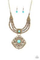 Paparazzi Santa Fe Solstice - Brass Necklace