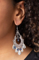 Paparazzi Musical Gardens - Blue Earrings