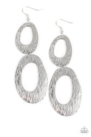 Paparazzi I’ve SHEEN It All - Silver Earrings