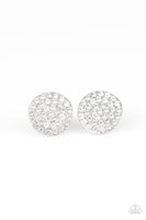 Paparazzi Greatest Of All Time - White Post Earrings