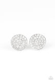 Paparazzi Greatest Of All Time - White Post Earrings