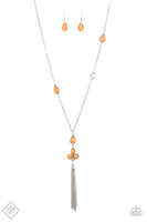 Paparazzi Eden Dew - Orange Necklace