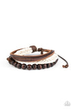 Paparazzi Wildly Wrangler - Brown Urban Bracelet