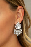 Paparazzi A Breath of Fresh HEIR - White Post Earrings