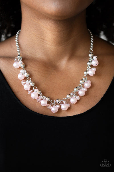 Paparazzi Duchess Royale - Pink Necklace