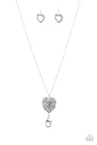 Paparazzi Garden Lovers - Silver Lanyard Necklace