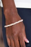 Paparazzi Glitzy Gleam - Rose Gold Bracelet