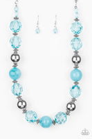 Paparazzi Very Voluminous - Blue Necklace