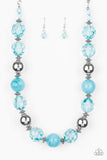 Paparazzi Very Voluminous - Blue Necklace