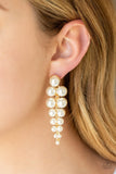 Paparazzi Totally Tribeca - Gold Post Earrings