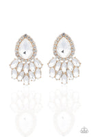 Paparazzi A Breath of Fresh HEIR - Gold Post Earrings