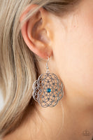 Paparazzi Botanical Bash - Blue Earrings