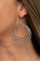 Paparazzi Urban Lineup - Silver Earrings