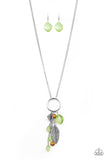 Paparazzi Sky High Style - Green Necklace