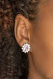 Paparazzi Starry Nights - Pink Post Earrings