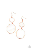 Paparazzi Vacation Glow - Copper Earrings