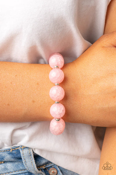 Paparazzi Arctic Affluence - Pink Bracelet