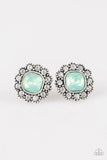 Paparazzi Little Lady - Green Post Earrings