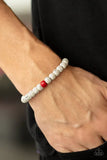 Paparazzi ZEN Second Rule - Red Urban Bracelet