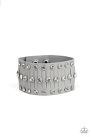 Paparazzi Now Taking The Stage - Silver Wrap Bracelet