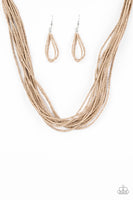 Paparazzi Wide Open Spaces - Brown Necklace