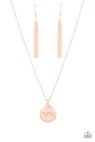 Paparazzi The Cool Mom - Rose Gold Necklace