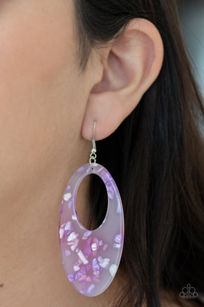 Paparazzi Rainbow Springs - Multi Pink Earrings