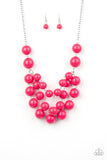 Paparazzi Miss Pop-YOU-larity - Pink Necklace