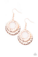 Paparazzi Perfectly Imperfect - Copper Earrings