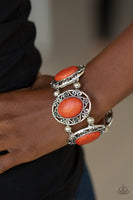 Paparazzi Rodeo Rancho - Orange Bracelet