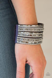 Paparazzi Wham Bam Glam - Blue Wrap Bracelet