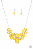 Paparazzi Demi Diva - Yellow Necklace