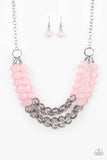 Paparazzi Summer Ice - Pink Necklace