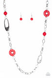 Paparazzi Artisan Artifact - Red Necklace